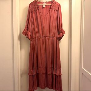 Anthropologie/Dolan Terracotta Dress